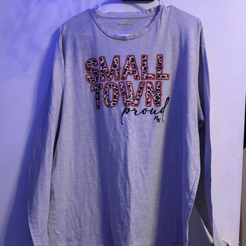 Rural Kinda Gray Long Sleeve Top